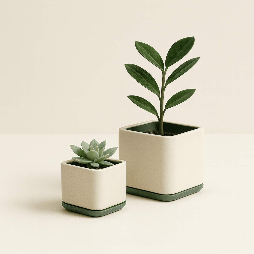 Desk - Plant Ceramic Set (2 sizes) - My Store